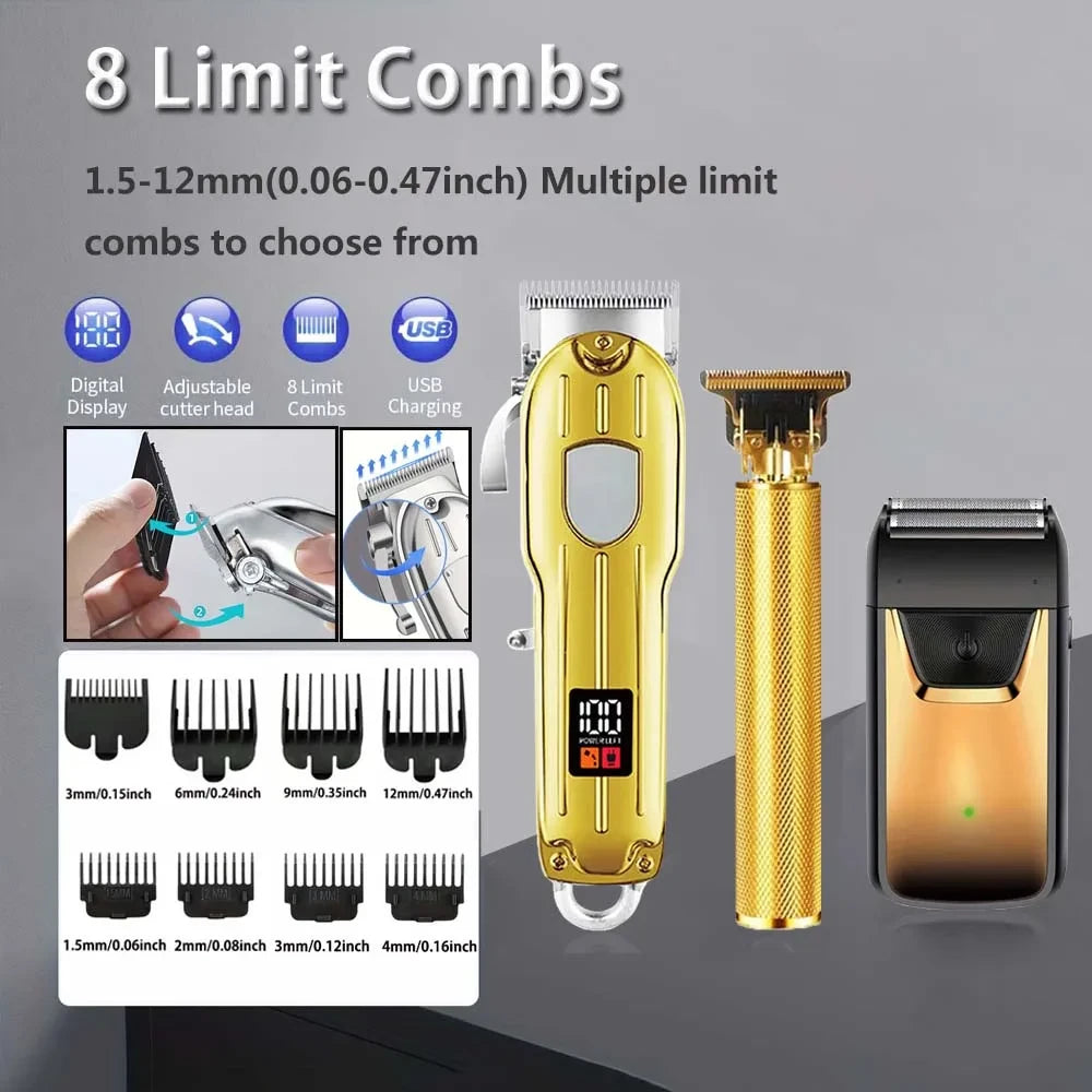 Professional Electric Hair Clipper Kit