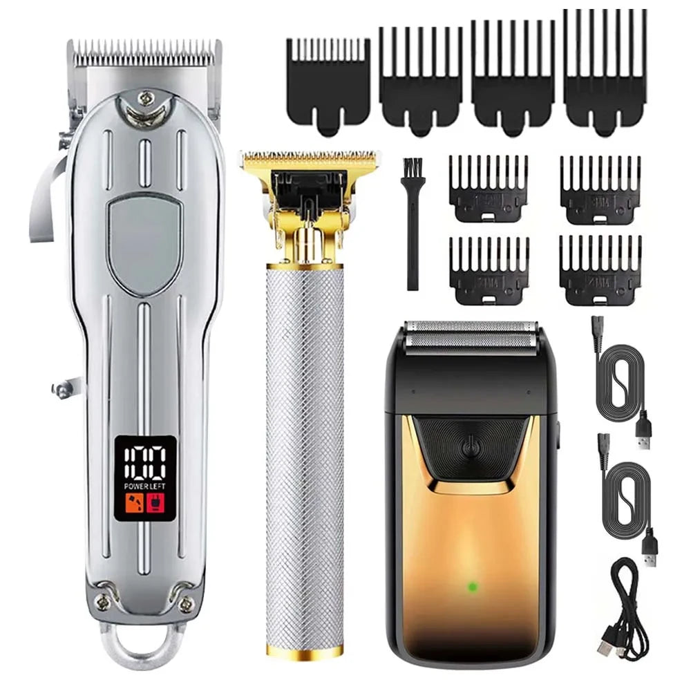 Professional Electric Hair Clipper Kit