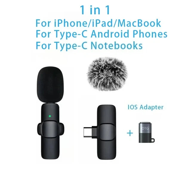 Wireless Lavalier Lapel Microphone