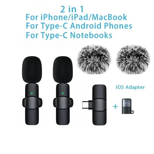 Wireless Lavalier Lapel Microphone