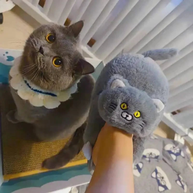 Plush Cat Home Slippers