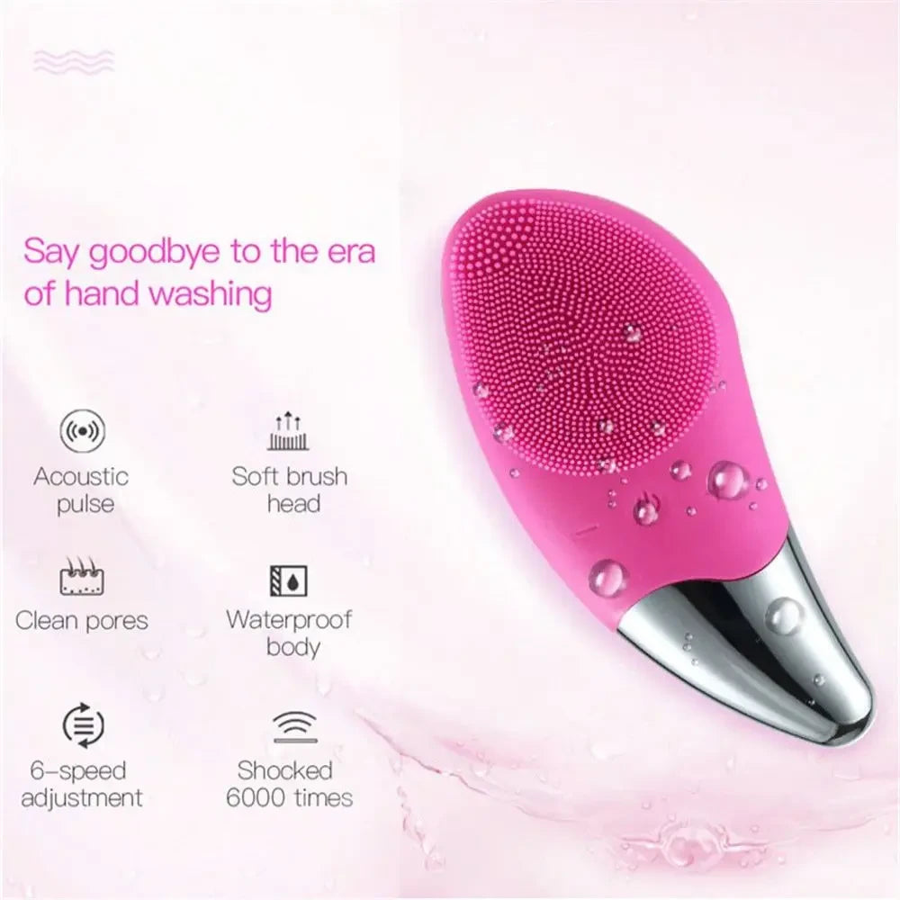Rechargeable Electric Facial Cleansing Brush