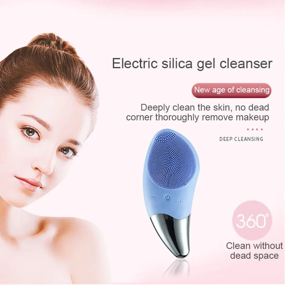 Rechargeable Electric Facial Cleansing Brush