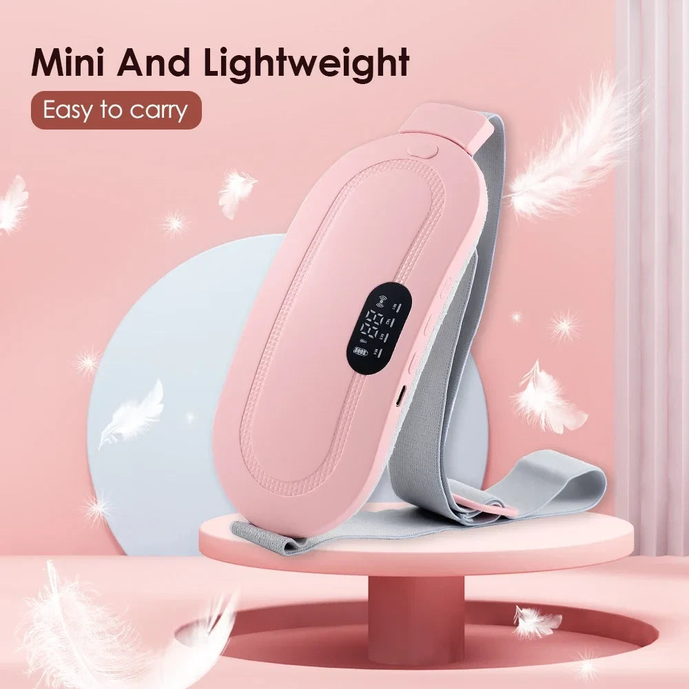 Vibrating Heated Abdominal Massage Belt