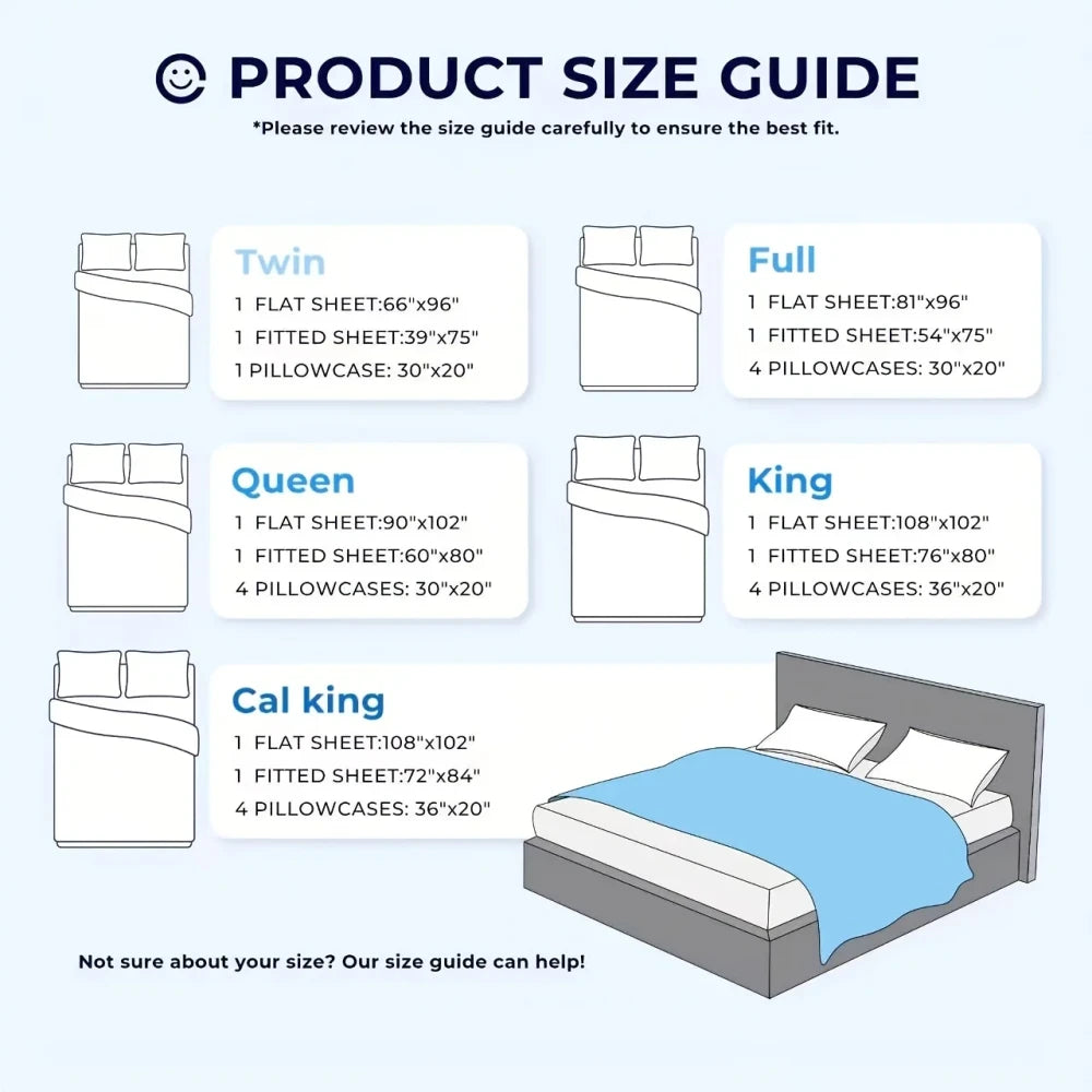 Bamboo Cooling Bedding Set