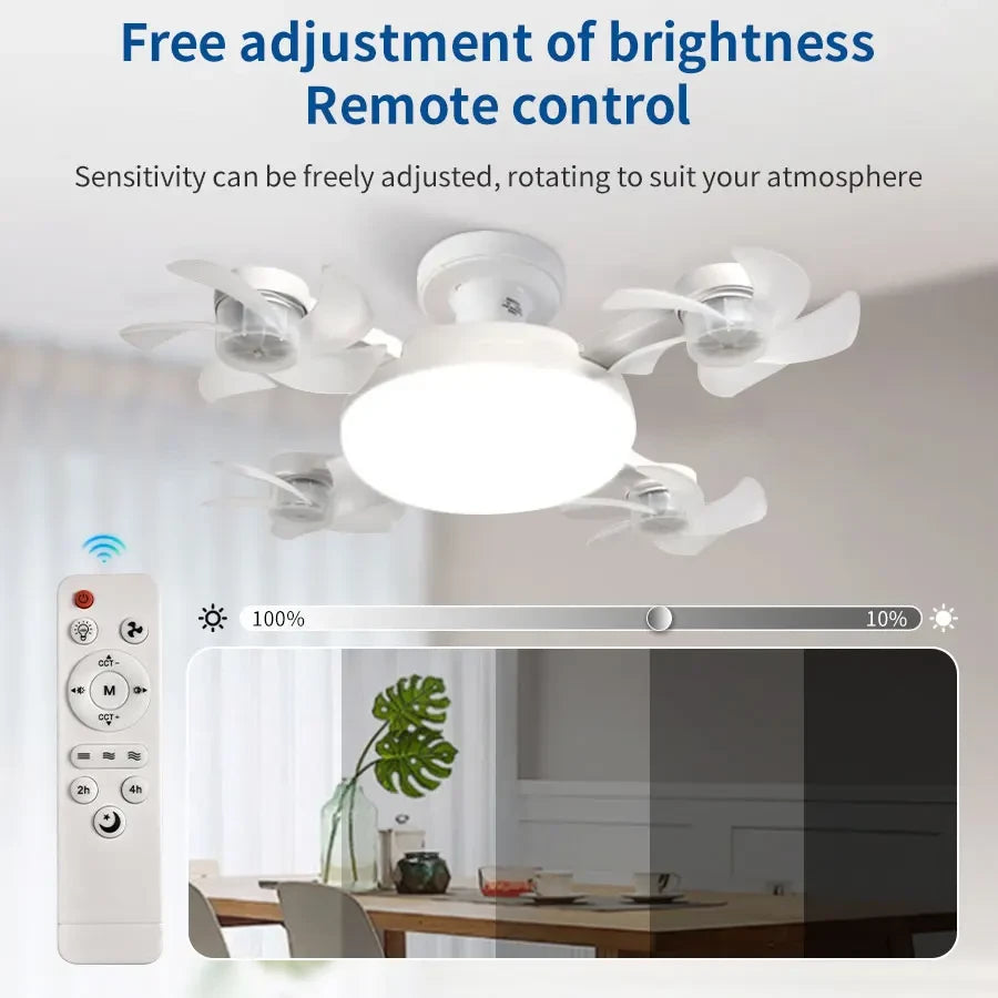 Drone Design Ceiling Fan Light