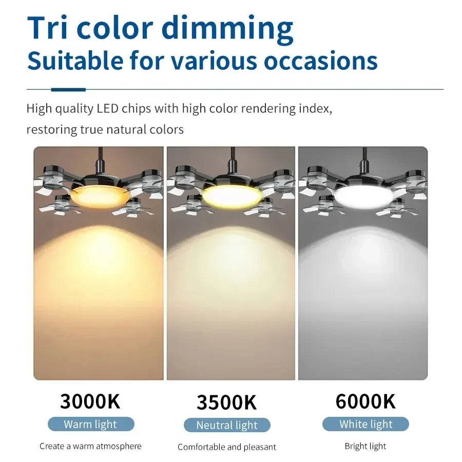 Drone Design Ceiling Fan Light