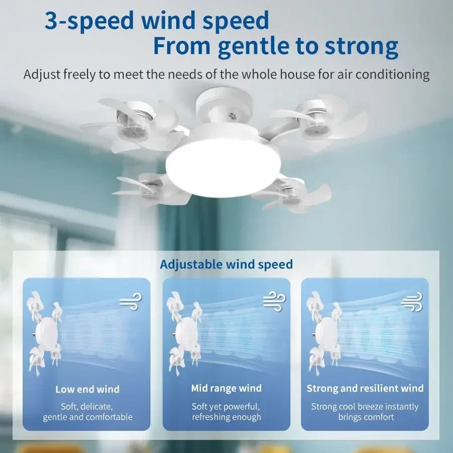 Drone Design Ceiling Fan Light