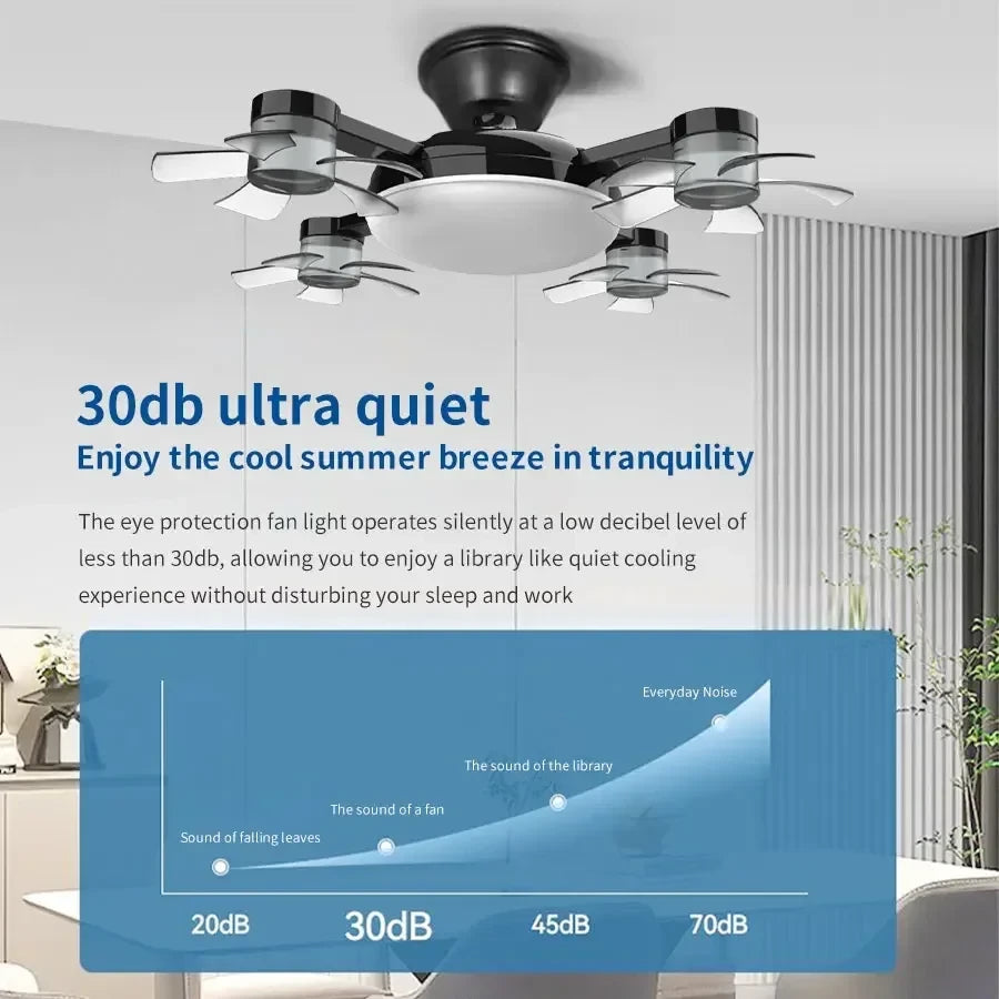 Drone Design Ceiling Fan Light